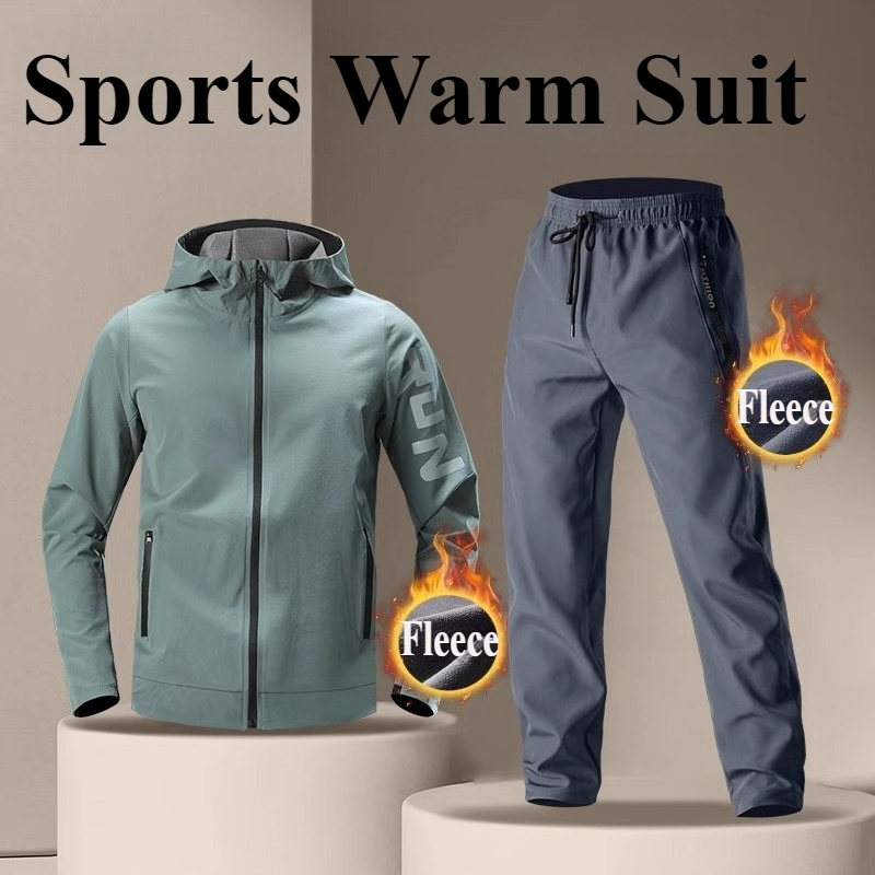 Running Gear Outfit - Set Sportivo in Pile Caldo da