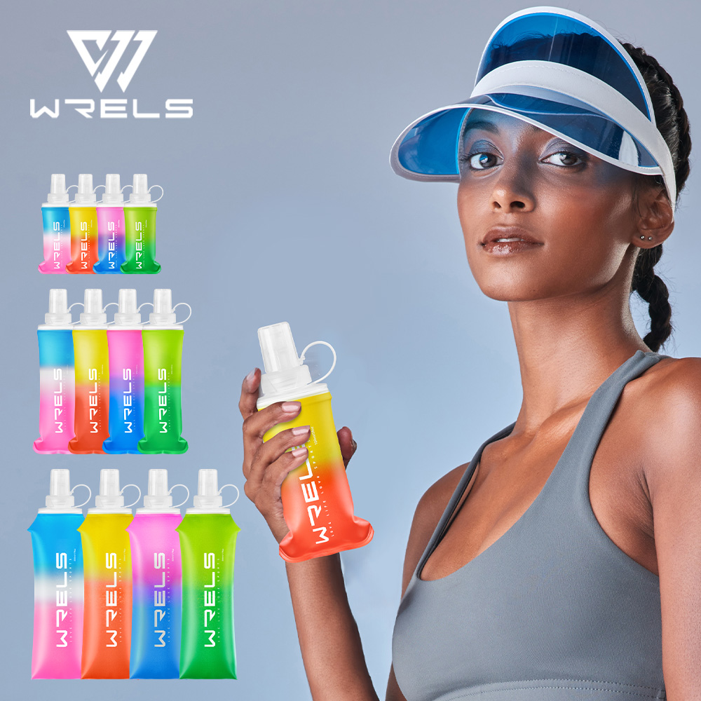 Running Gear Water - Borraccia sportiva TPU pieghevole boccetta morbida