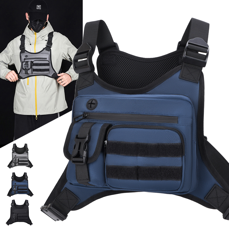 Running Gear Usa - Borsa Tattica da Petto per Uomo,