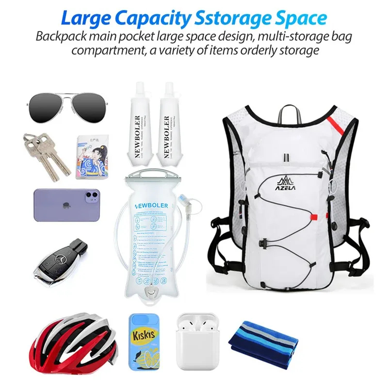 Running Gear Water - Zaino Idratazione per Corsa, Borsa Sportiva
