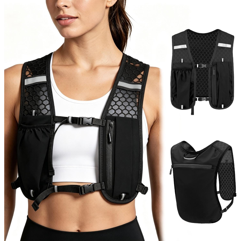 Running Gear Water - WOOJACK Gilet Idratazione Leggero per Corsa,
