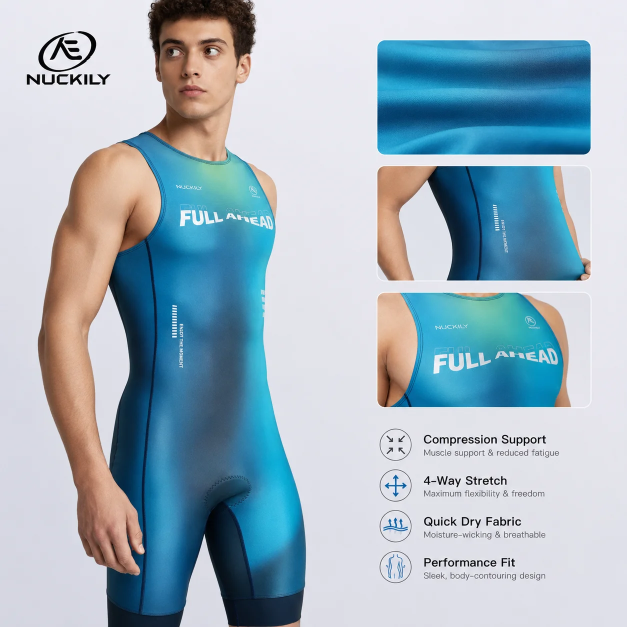 Tuta da Triathlon NUCKILY Senz - Running Gear Youth recensione e prezzo