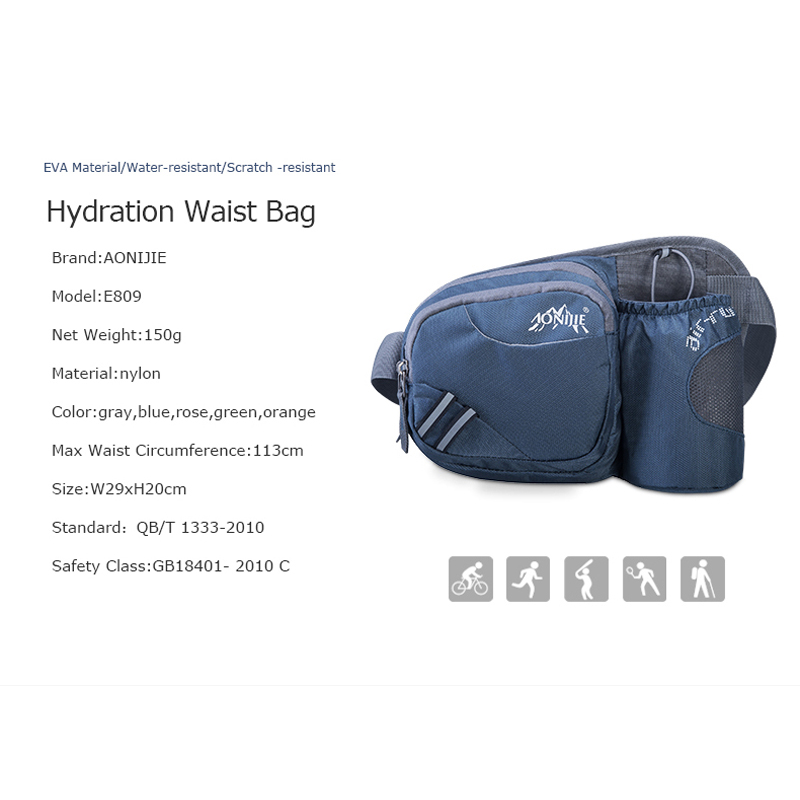 AONIJIE E809 Marsupio Idratazi - Running Gear Water recensione e prezzo